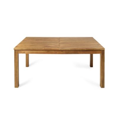 Streamdale Rustic Acacia Expandable Dining Table