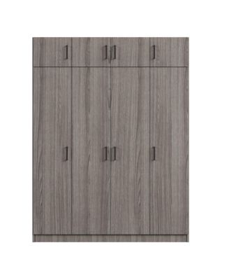 Streamdale  4-Door  Wardrobe  Drawer & Cabinet Storage Freestanding Bedroom Closet