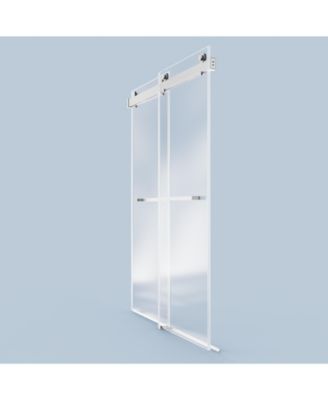 56-60" Double Sliding 10mm Tempered Glass Soft-Close Shower Door