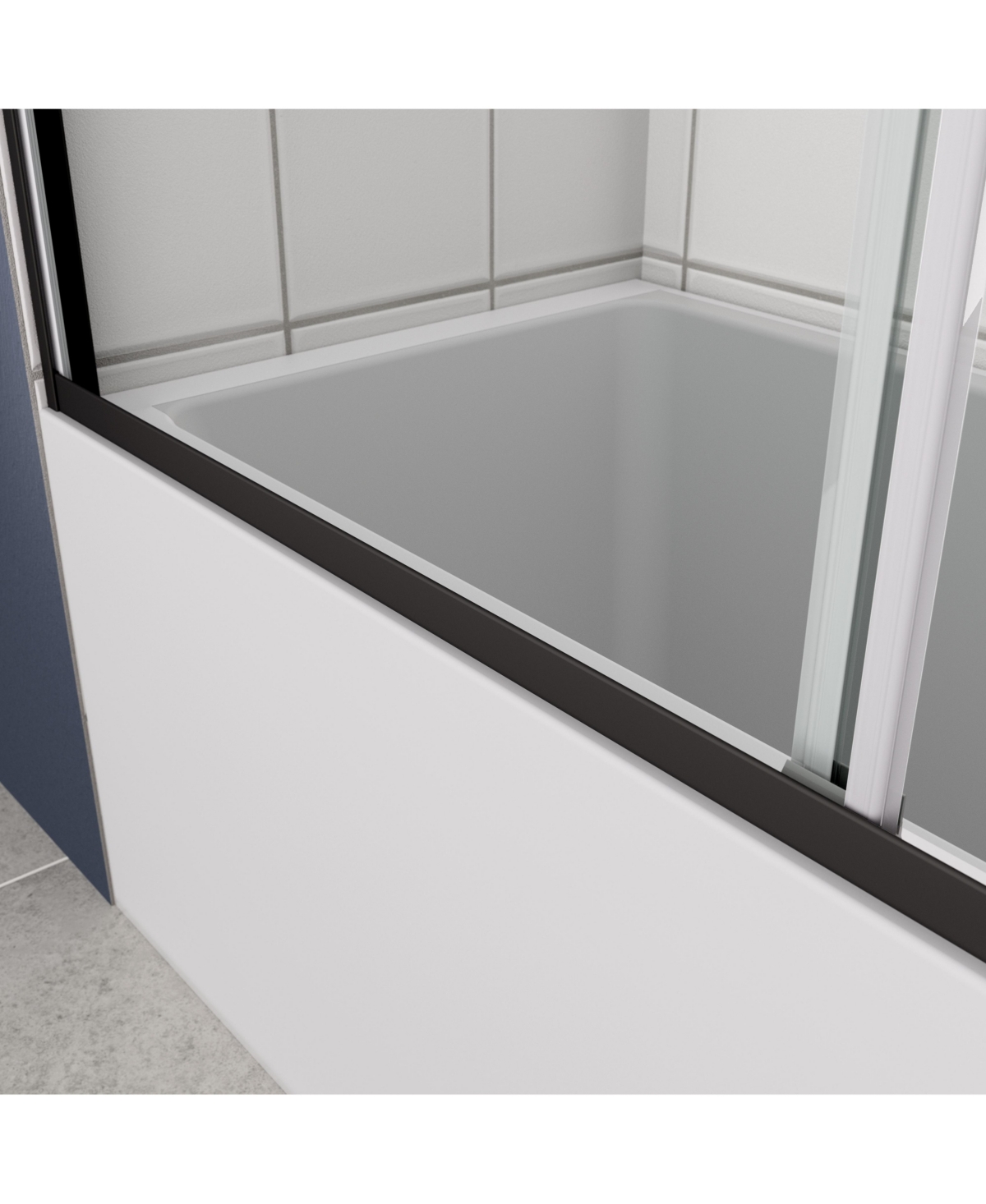 Streamdale Furniture Bypass Shower Door, Sliding, 56