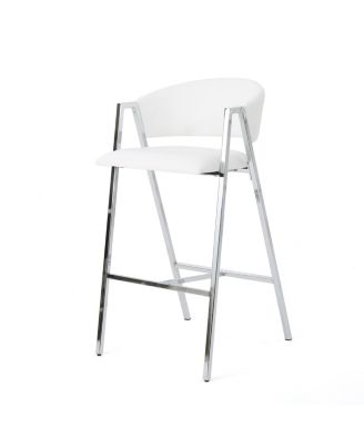 Streamdale Contemporary Counterstools With Nailhead Accents (Set Of 2)