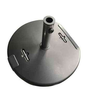 Streamdale Mota Umbrella Base 132 Lbs Concrete With Stainless Steel Collar