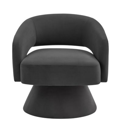 Modern Swivel Accent Chair Velvet Comfort, 360 Rotation