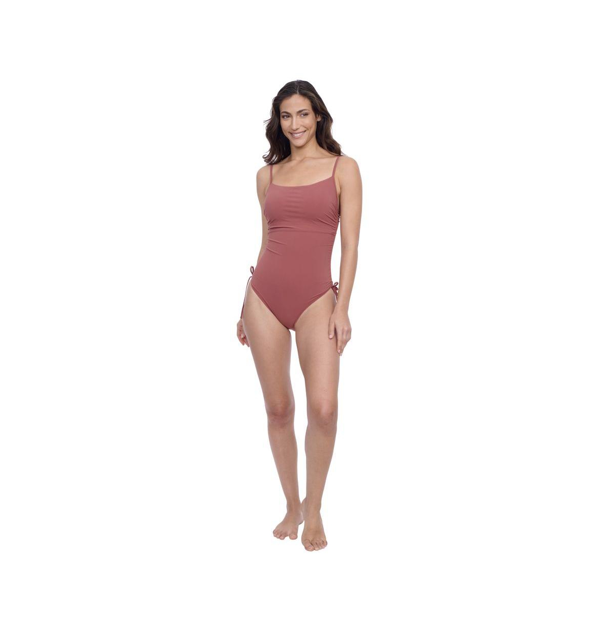 Profile by Gottex Women's Square Neck One Piece Swimsuit