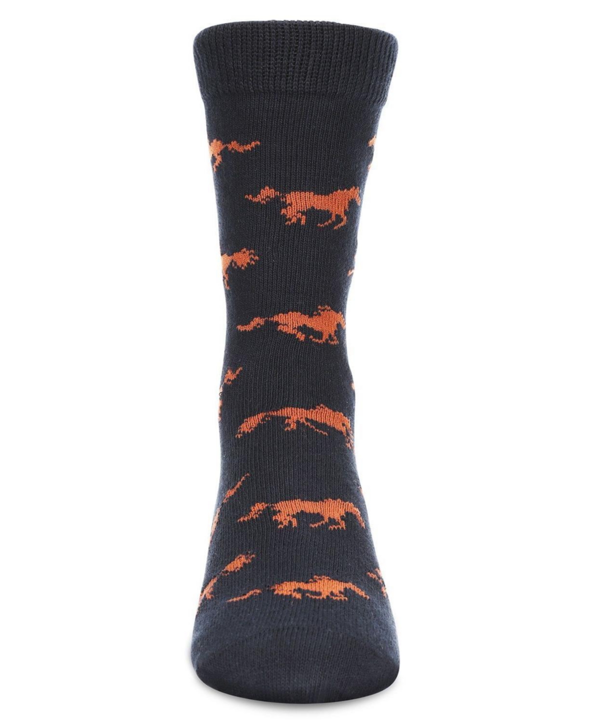 Memoi Boys Galloping Horse Cotton Crew Socks