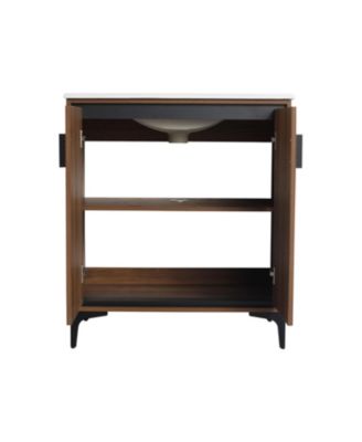 30" Bathroom Vanity Cabinet with Sink, Engineered Wood