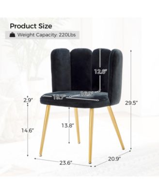 Contemporary Cazilda Side Chair with Tufted Back