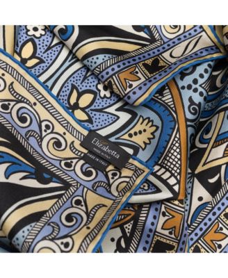 Capri - Hand Rolled Silk Neckerchief for Men