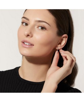 Pearl Huggie Hoops  - Frida