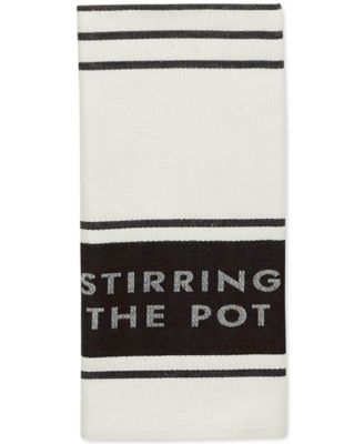 kate spade new york - All in Good Taste Diner Stripe Kitchen Towel