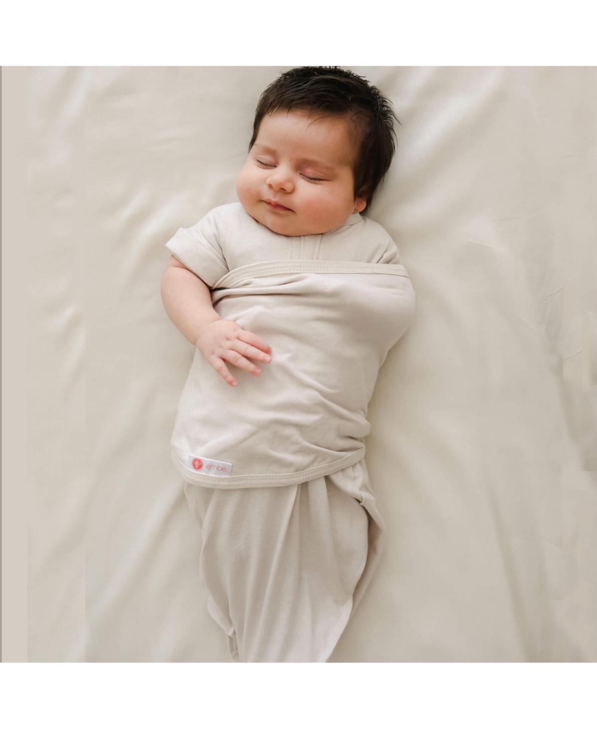 embe Baby Unisex Transitional Short Sleeve Swaddle Sack with arm snaps, Arms-In/Arms-Out, Legs-In/Legs-Out