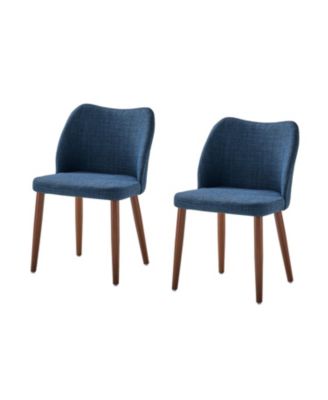 Melisa Dining Chair with Solid Wooden Legs,Set of 2