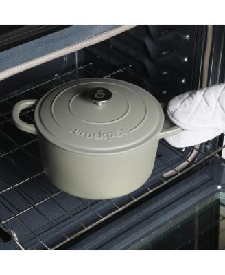 Crock-Pot Artisan 5-Quart Round Dutch Oven - Matte Dusty Pink