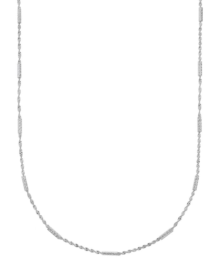 And Now This Silver Plated or 18k Gold Plated Brass Twisted Stationed