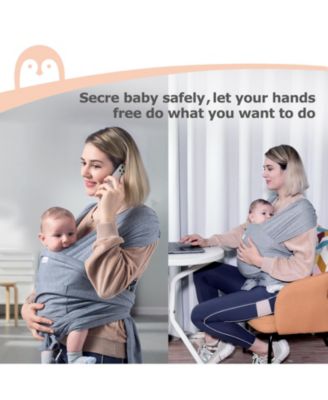 Easy to Wear Hands Free - Baby Wrap Carrier