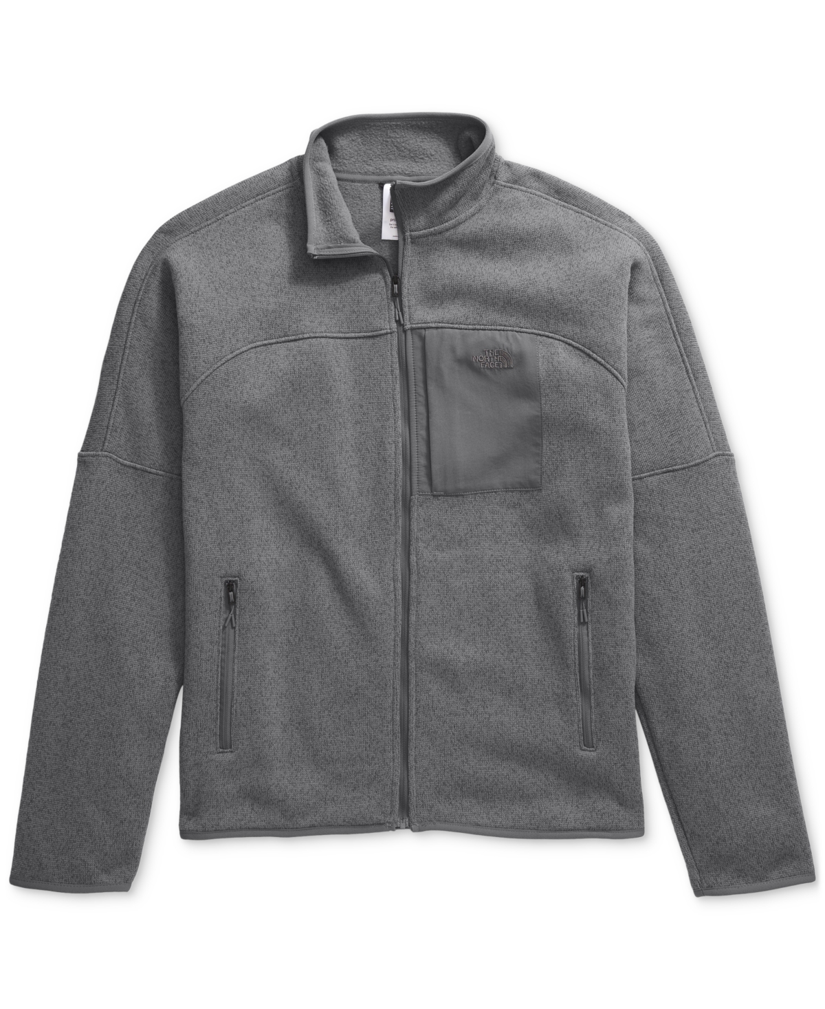 The North Face Front Range Fleece Jacket In Smoked Pearl Heather