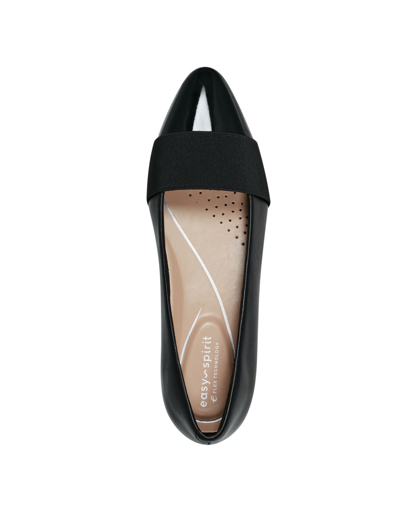 Женские туфли Easy Spirit Casta eFlex Low Block Heel Pumps, цвет: Чёрный — фото 4