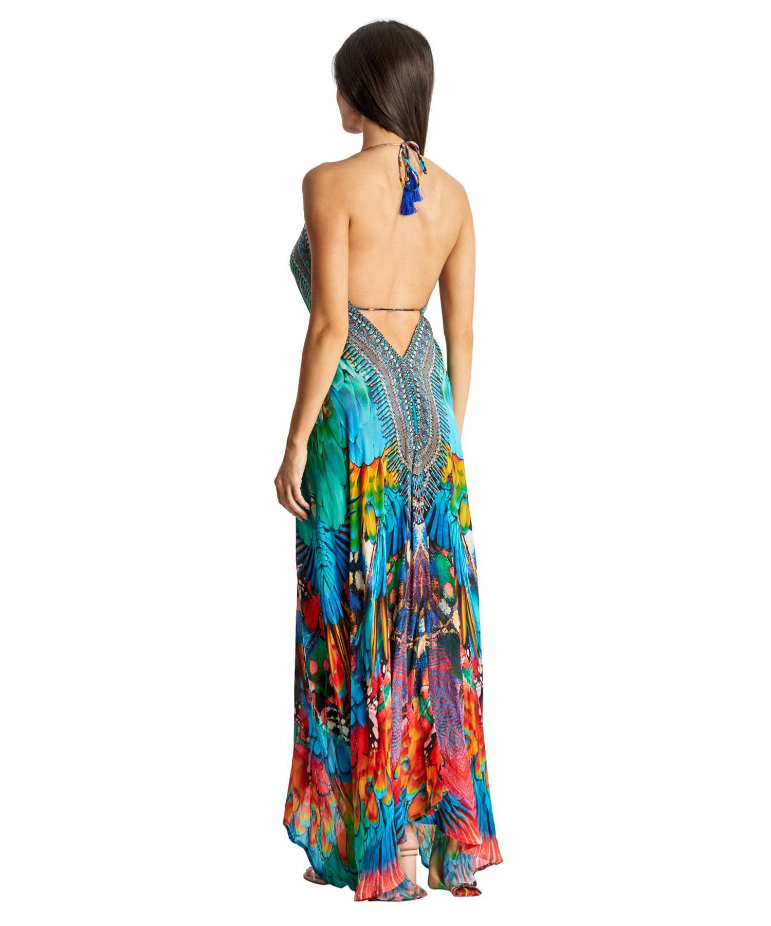 Women's Maxi Halterneck Dress