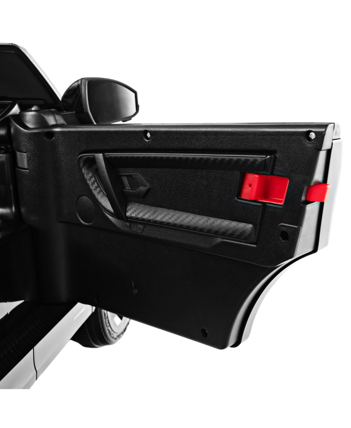 12V Kids Ride On Car with Remote Control Lockable Doors Slow Start System and Led Lights