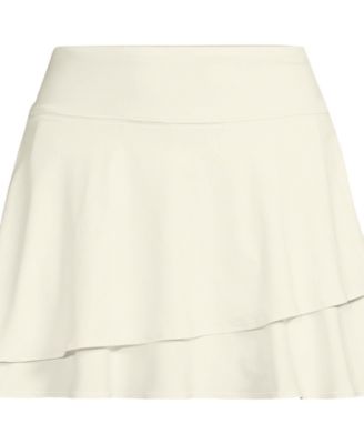 Women's High Waisted Tulip Hem Swim Skort