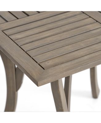 Streamdale 32" Square Acacia Wood Patio Table