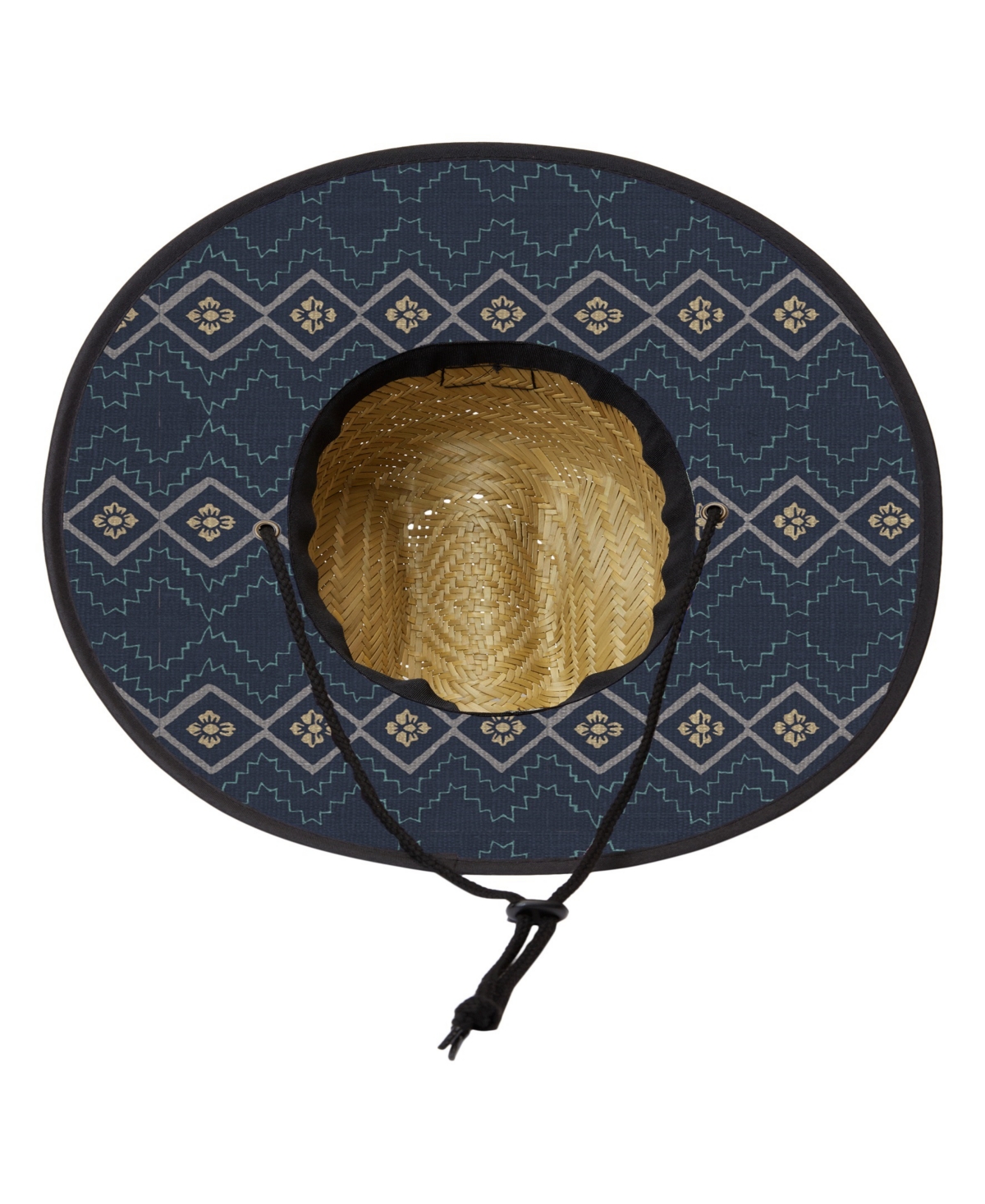 Billabong Men's Natural Tides Print Logo Straw Hat