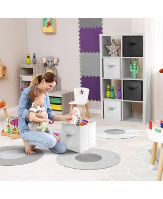 6-Pack 13-Inch Foldable Storage Cubes with Handles for Organizing Home, Shelves, Nursery, Playroom, Closet