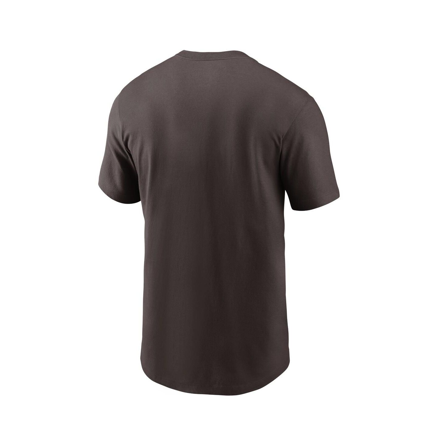 Мужская футболка Nike Brown Cleveland Browns Logo Essential — фото 3