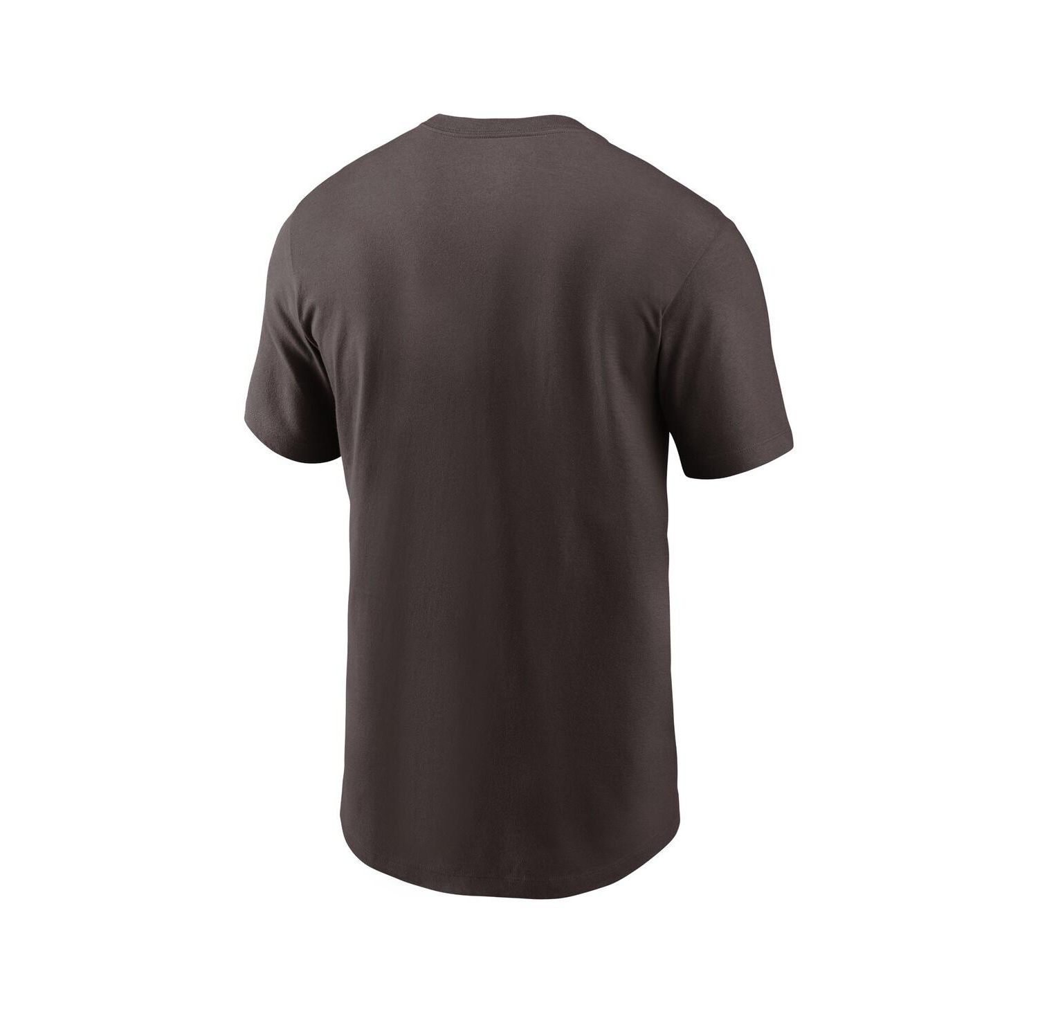 Men's Brown Cleveland Browns Logo Essential T-Shirt