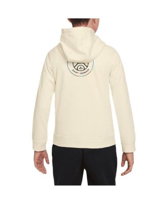 Big Boys and Girls Cream Paris Saint-Germain Club Pullover Hoodie