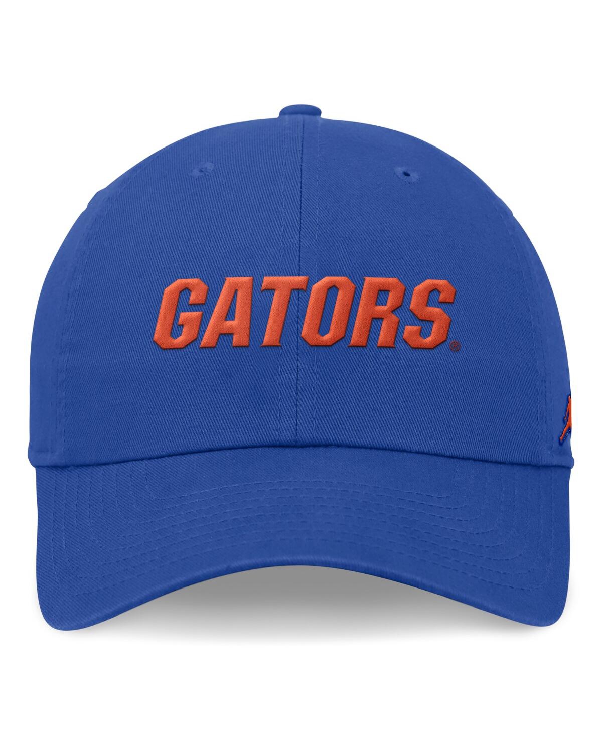 Jordan Men's Navy Florida Gators 2024 On-field Club Adjustable Hat In Royal