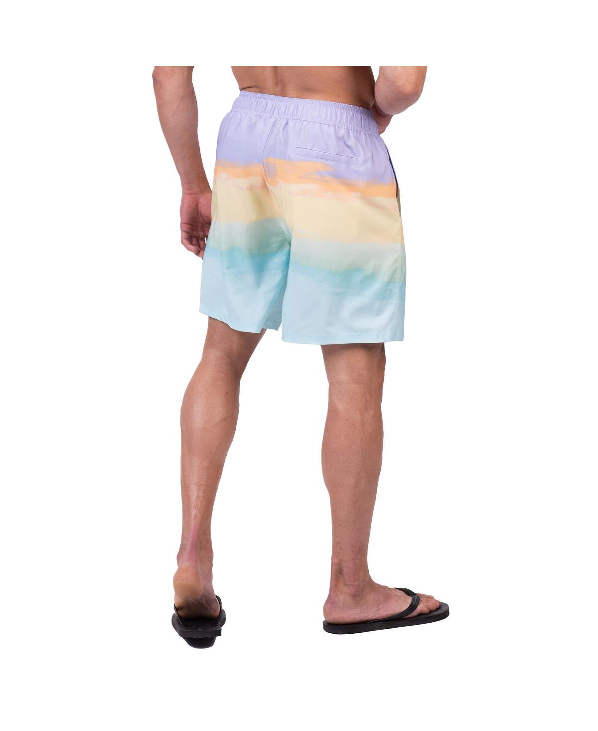 Shop G-iii Sports By Carl Banks Men's Miami Dolphins Perfect Game Volley Shorts In Multi
