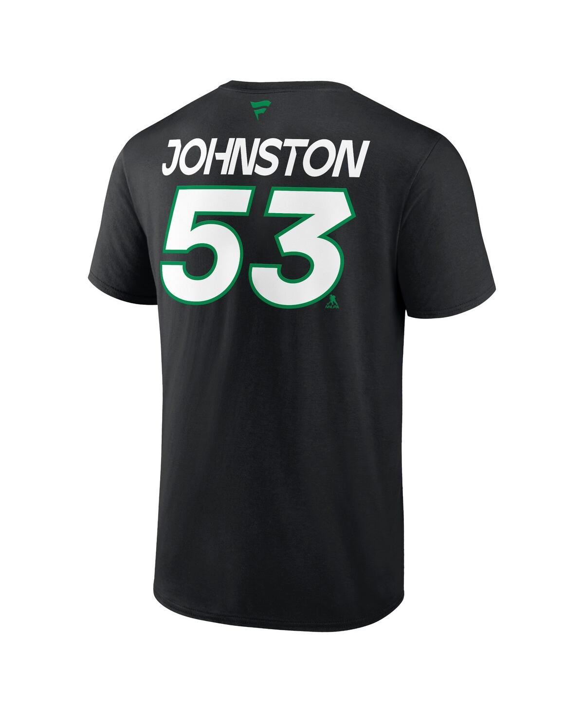 Fanatics Men's Wyatt JohnstonDallas Stars Authentic Pro Prime Name Number T-Shirt - Black