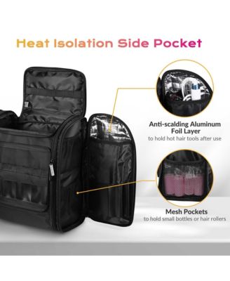 Hair Tools Travel Bag Barber Soft Sided Backpack Large Capacity Hairstylist Supplies Storage Bag Salon Barber Shop Cosmetology