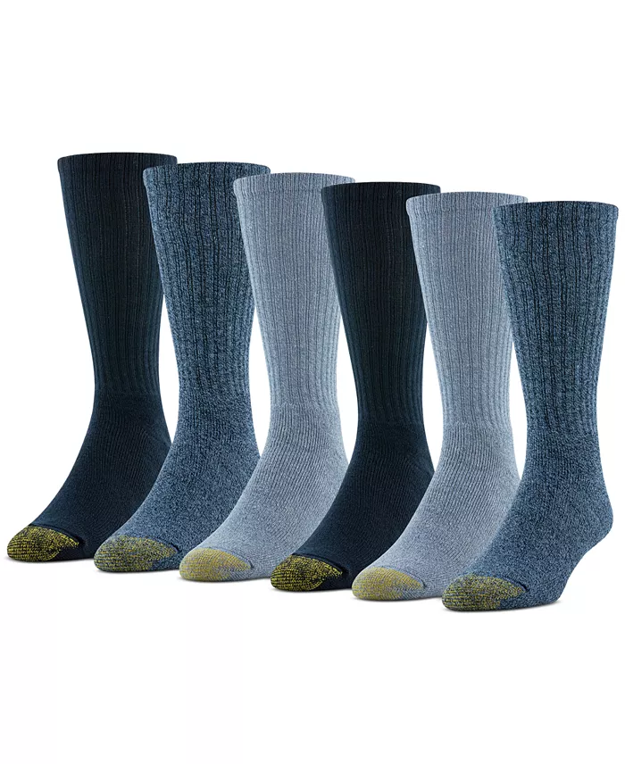 Men's 6-Pack Casual Harrington Socks - thumbnail 2