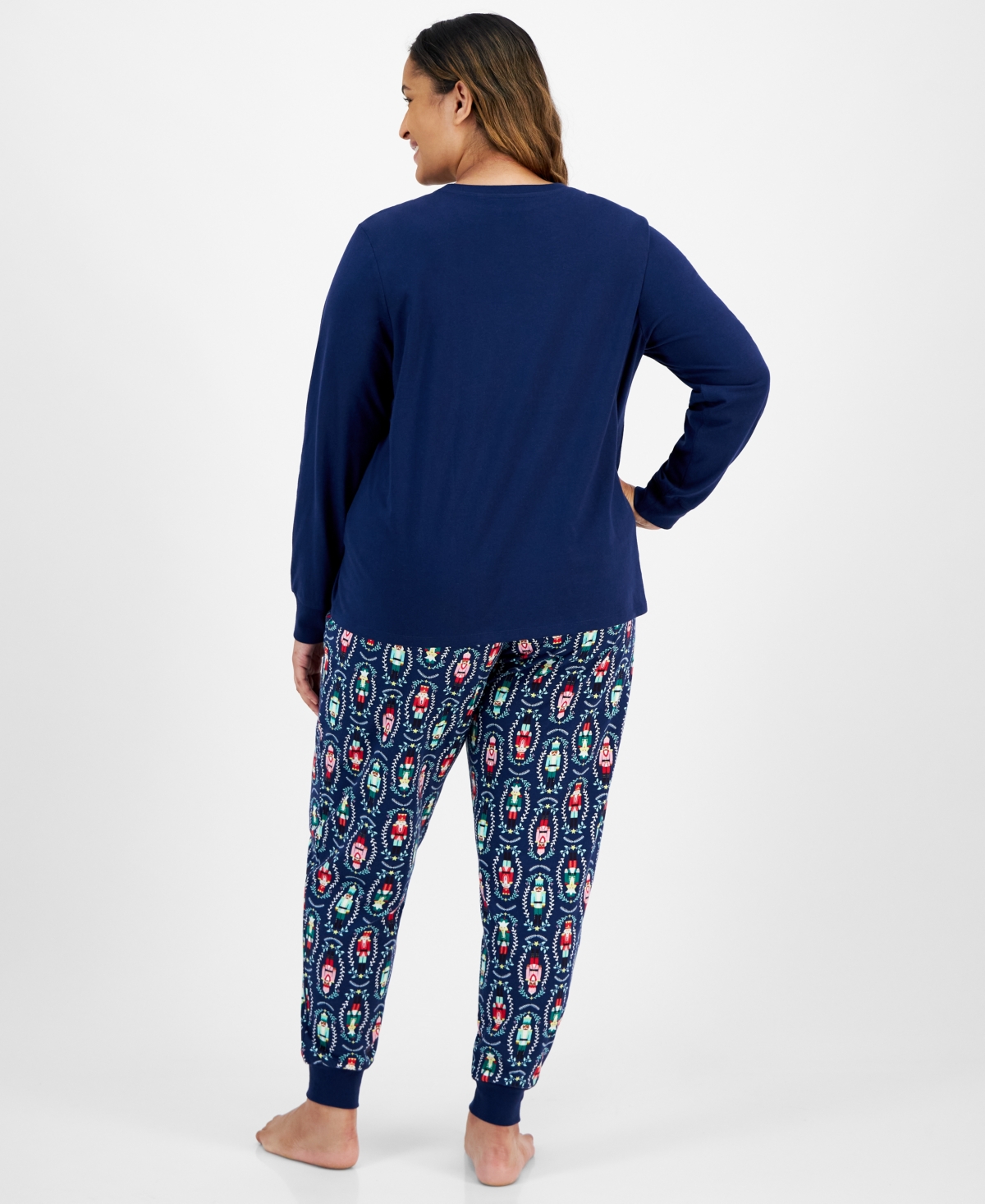 Holiday Lane Plus SizeMix It Cotton Matching Family Pajamas Set, Created for Macy's - Nutcracker