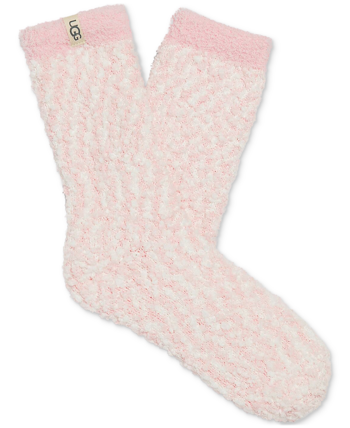 Ugg Australia Chenille Crew Socks In Seashell Pink
