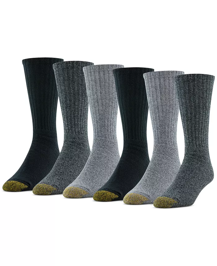 Men's 6-Pack Casual Harrington Socks - thumbnail 4