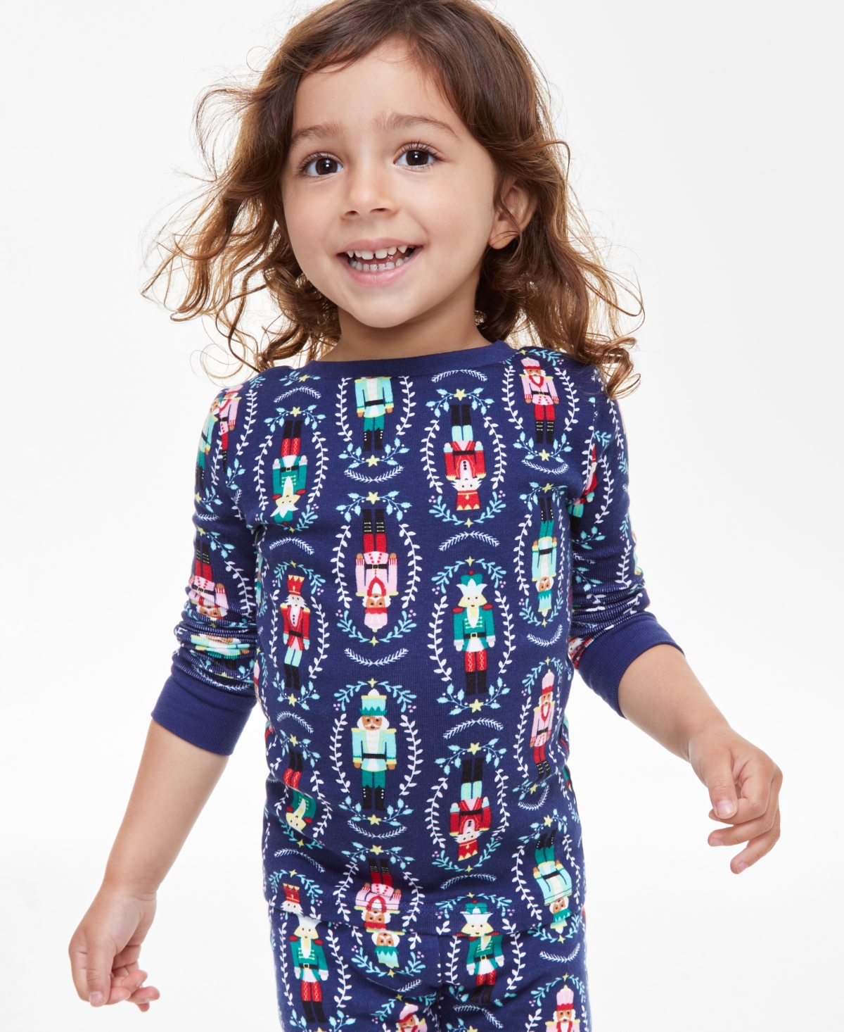 Holiday Lane ToddlerMix It Cotton Snug Fit Matching Family Pajamas Set, Created for Macy's - Nutcracker