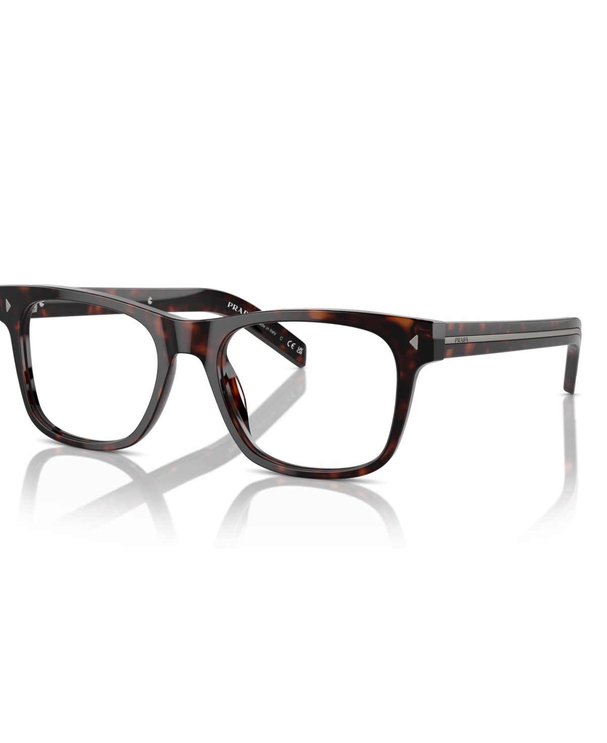 Prada Men's Eyeglasses, Pr A13v In Radica Tortoise