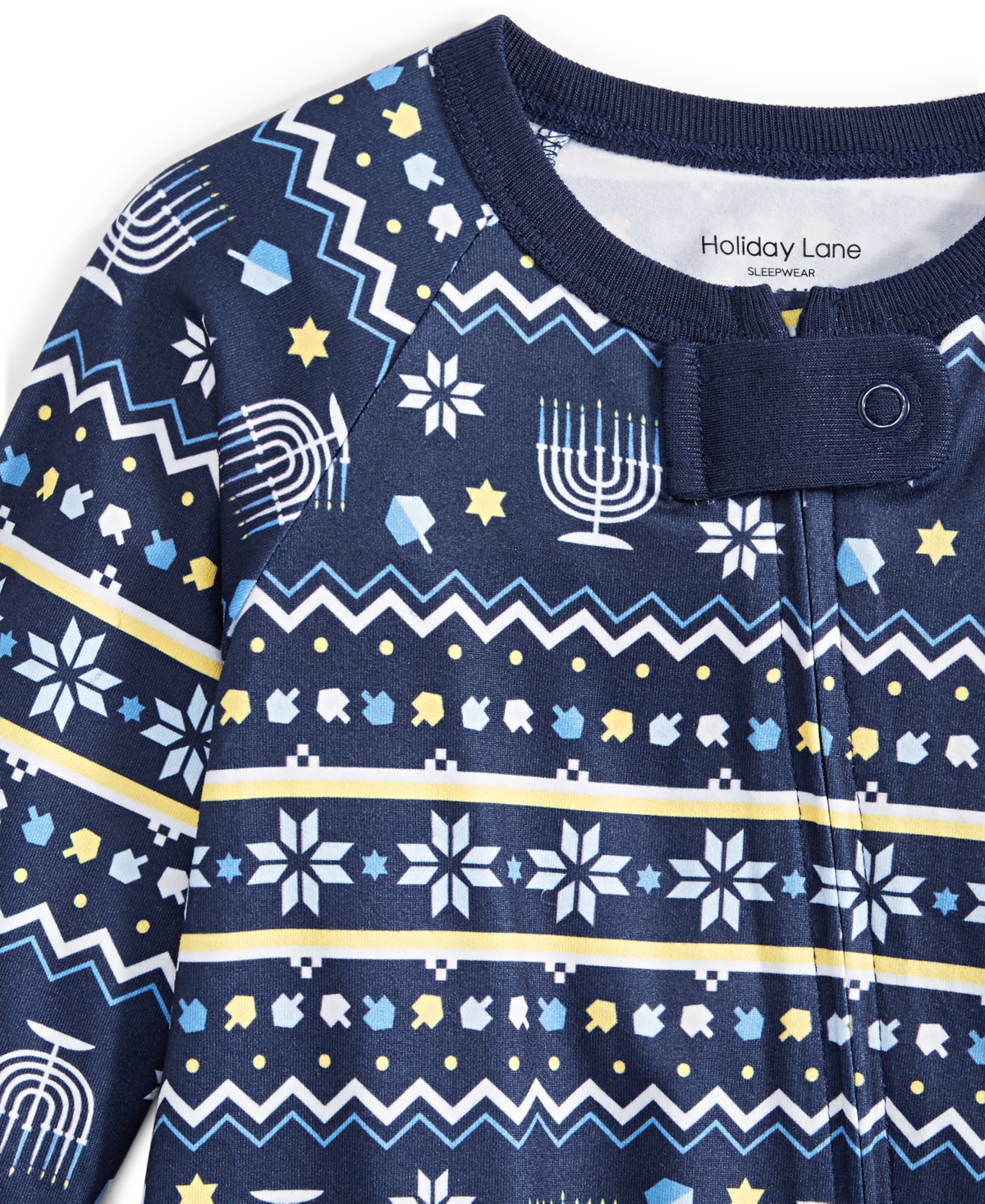 Holiday Lane InfantMatching Family Pajamas Onesie, Created for Macy's - Hanukkah