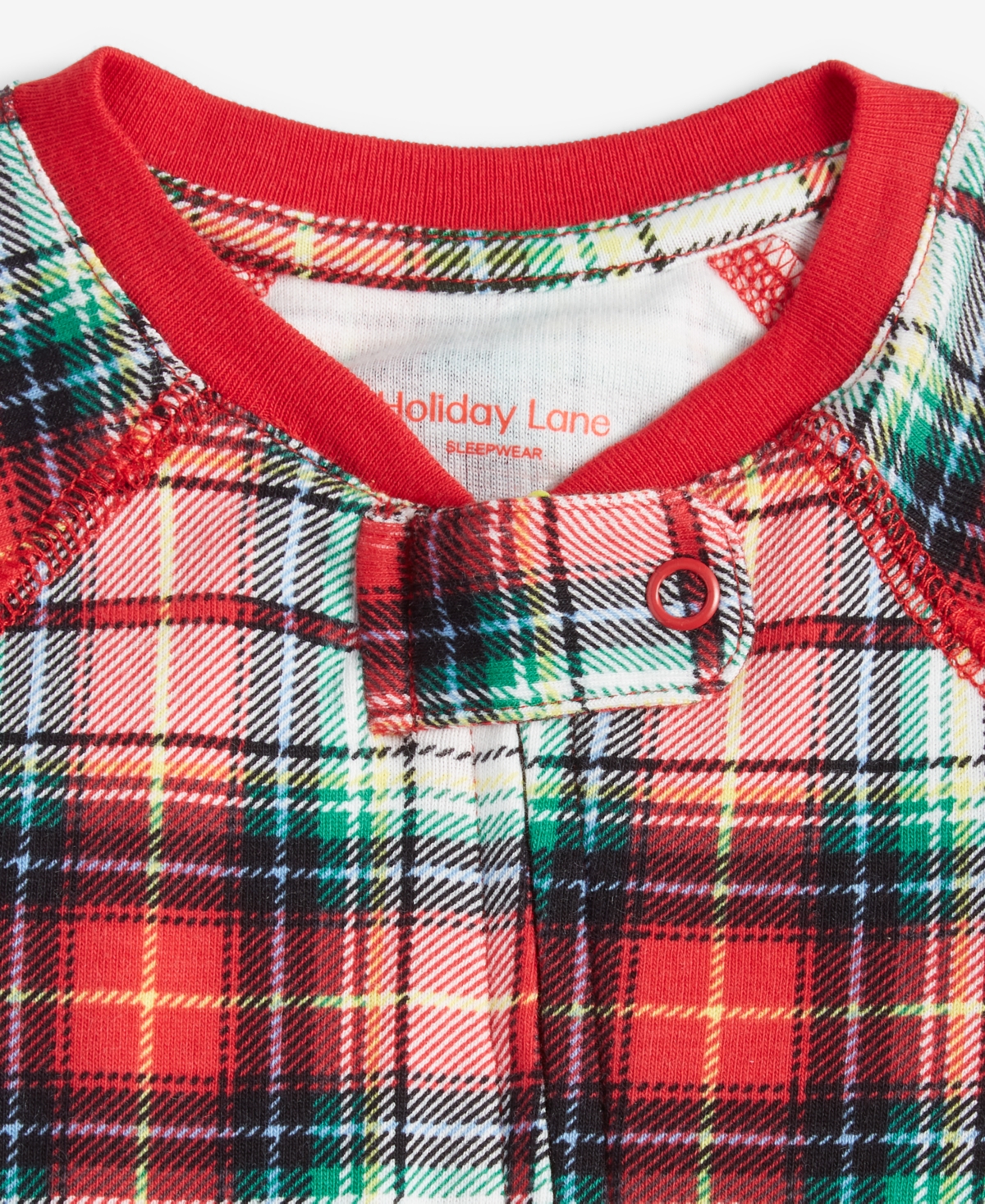 Holiday Lane InfantCotton Matching Family Pajamas Onesie, Created for Macy's - Winterton Plaid