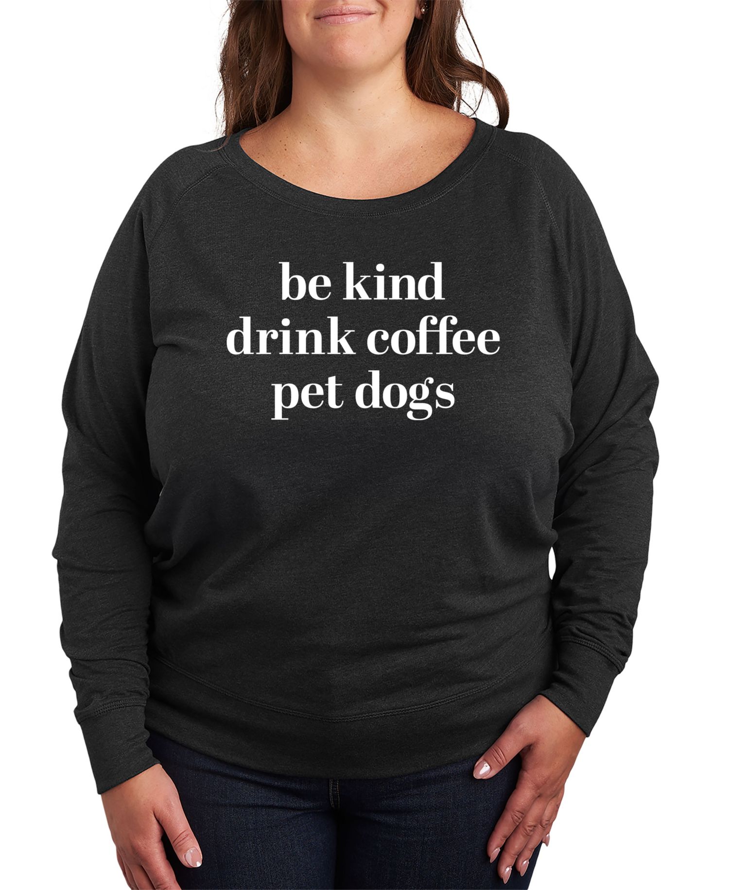 Be Kind Pullover Plus Size Graphic Pullover