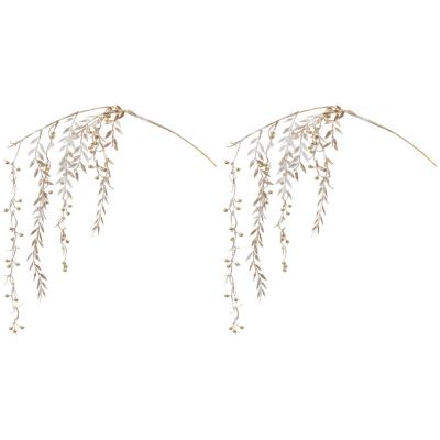 Set of 2 Hanging Berry Branches – Perfect for Seasonal and Holiday Decor