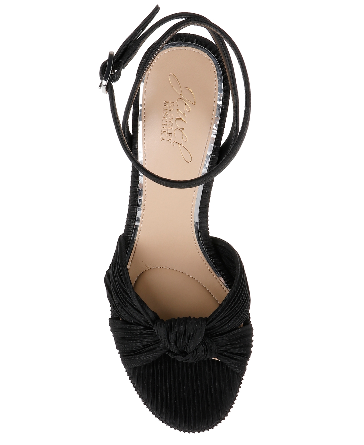 Jewel Badgley Mischka Tyler Ankle Strap Platform Sandal In Black