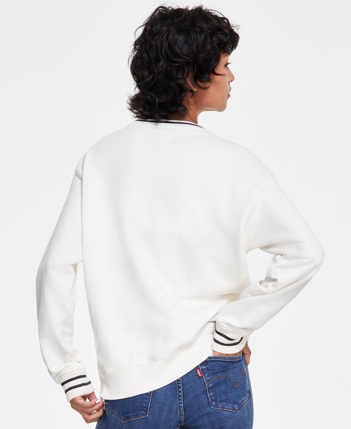 Levi's Women's Heritage Sport Logo Long-Sleeve Sweatshirt - Archival