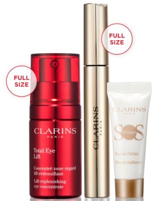 【コスメセット】CLARINS, Mac, ettusais, WE等 Clarins 3-Pc. Total Eye Lift Firming & Smoothing Skincare Set - Macy's