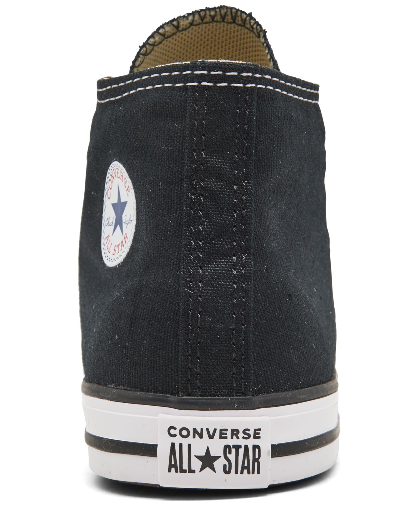 Детские высокие кеды Converse Chuck Taylor All Star, Finish Line, цвет: Чёрный — фото 4