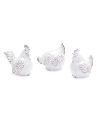 Chicken Figurine Set of 6 Charming Farmhouse Decor for Your Home