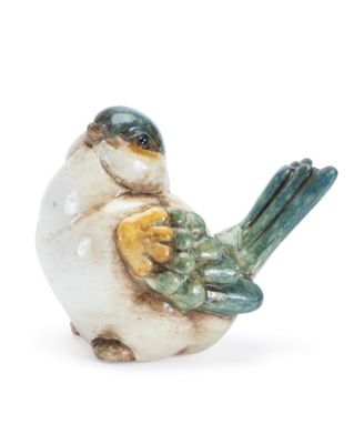 Bird Figurine Set of 6 Rustic Decorative Accents for Your Home